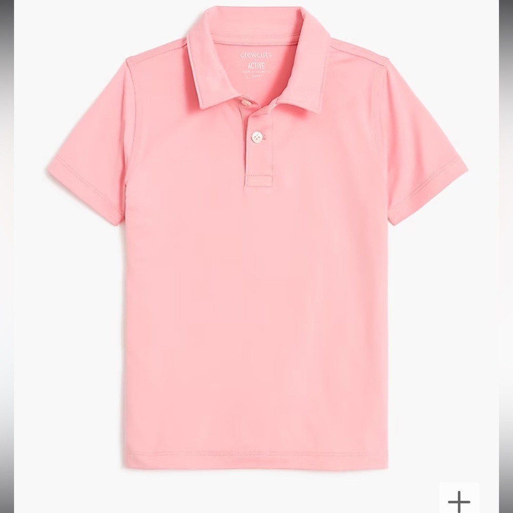 NWT J.Crew CrewCuts Active Boys' performance polo shirt